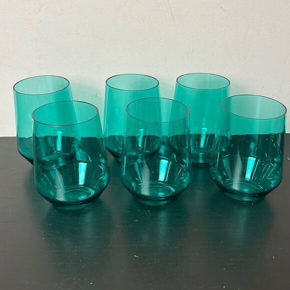 Williams Sonoma Sol Outdoor Stemless Wine Glasses, Set of 6 - Picture 1 of 3